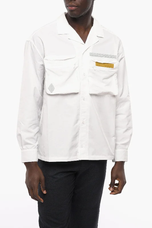 A Cold Wall Nylon Overshirt with Double Breast Pockets