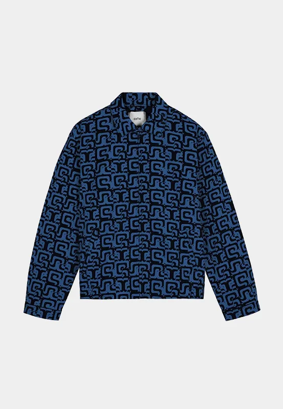 Arte Jones Allover Jacket Navy/Blue