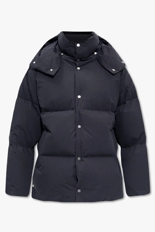 Bottega Veneta New Men's Puffer Jacket Coat In Black