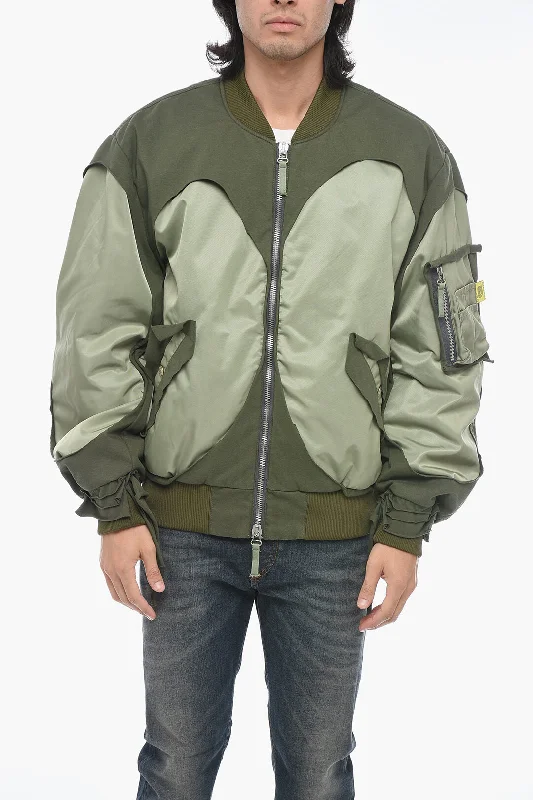 Diesel Utility J-CROSS Bomber with Fabric Inserts