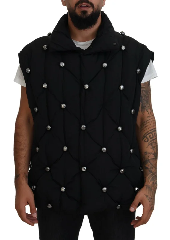 Dolce & Gabbana Elegant  Sleeveless Vest Men's Jacket