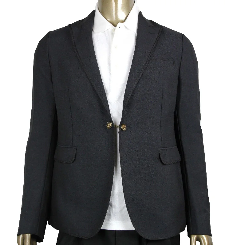 Gucci Men's Formal 1 Button  Wool / Mohair Evening Jacket