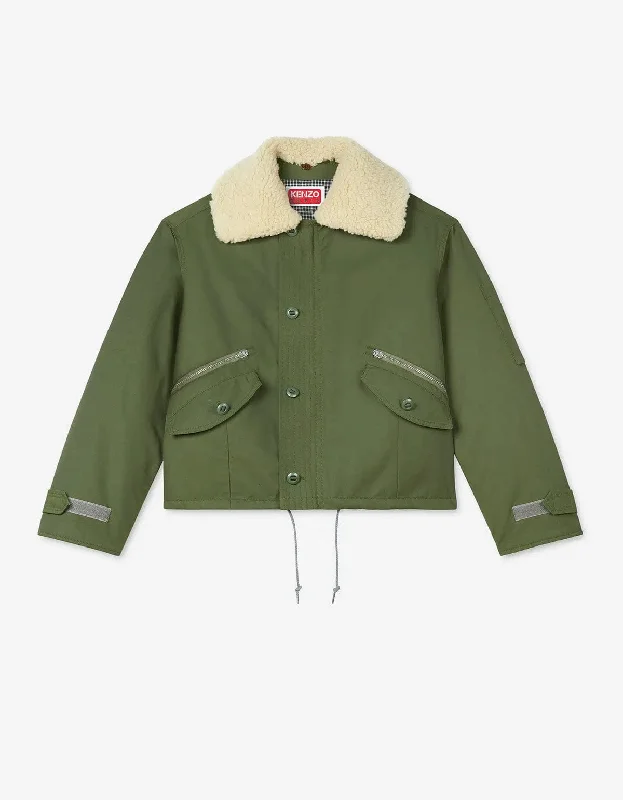 Kenzo Green Army Flight Jacket