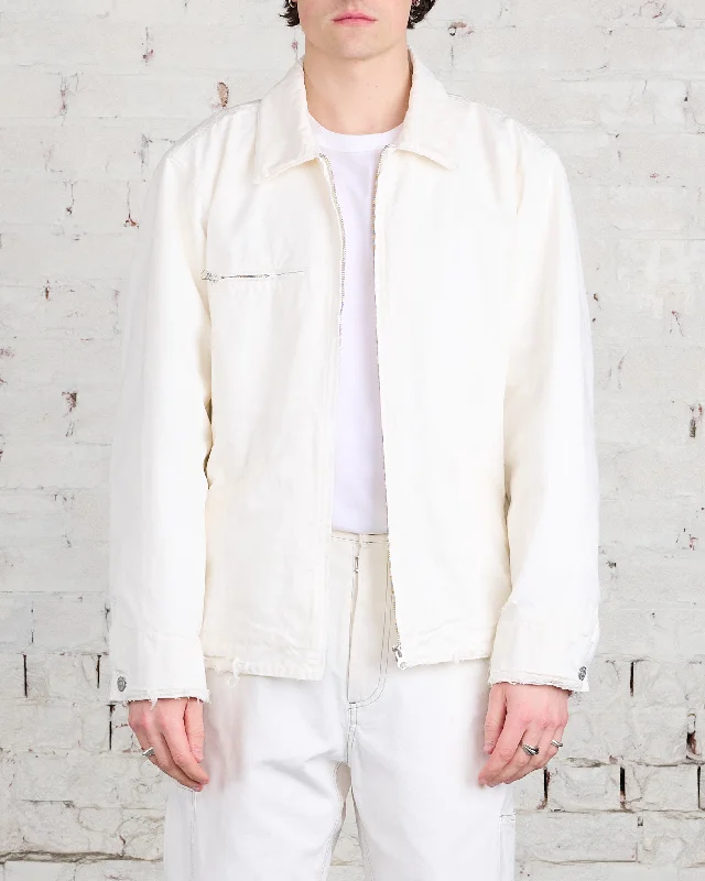 MM6 Maison Margiela Canvas Sports Jacket Off White