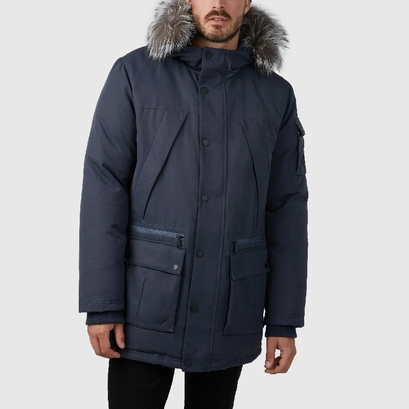 Pajar Men’s Samson Parka with Detachable Hood and Fur Trim