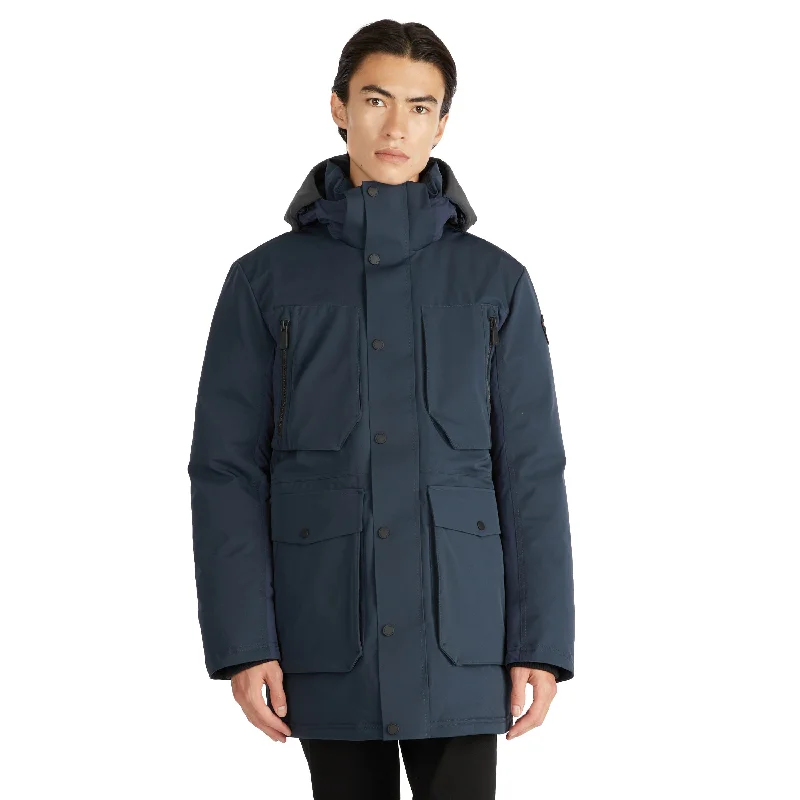 Pajar Men's Karsten Mid Length Parka with Detachable Hood