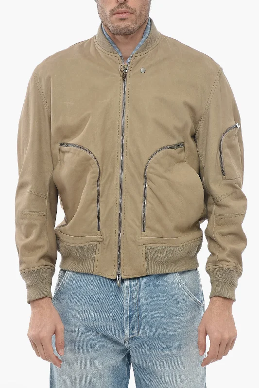 Salvatore Santoro 4-pocket Leather Jacket with Zipped Detail