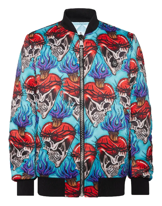 Satin Bomber Love Tattoo