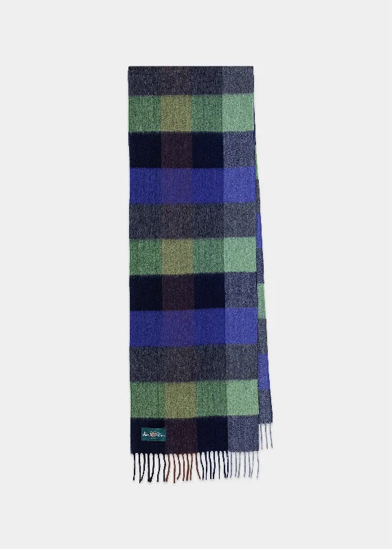 Tangley Men's Wool Cashmere Scarf In Green