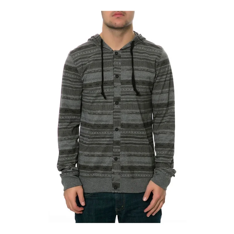 Ambig Mens The Boots Hooded Henley Shirt