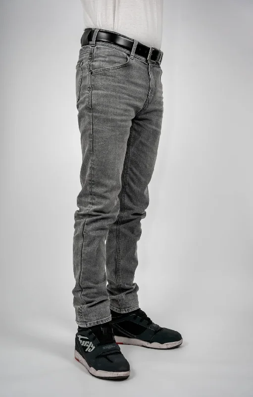 Bull-It Mens Mastiff Grey Straight Fit AA Armoured Riding Jeans