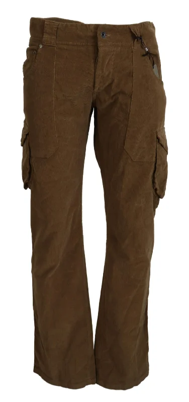 Ermanno Scervino  Cotton Corduroy Cargo Men's Pants