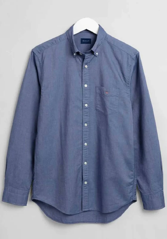 Gant Regular Oxford Shirt, Persian Blue