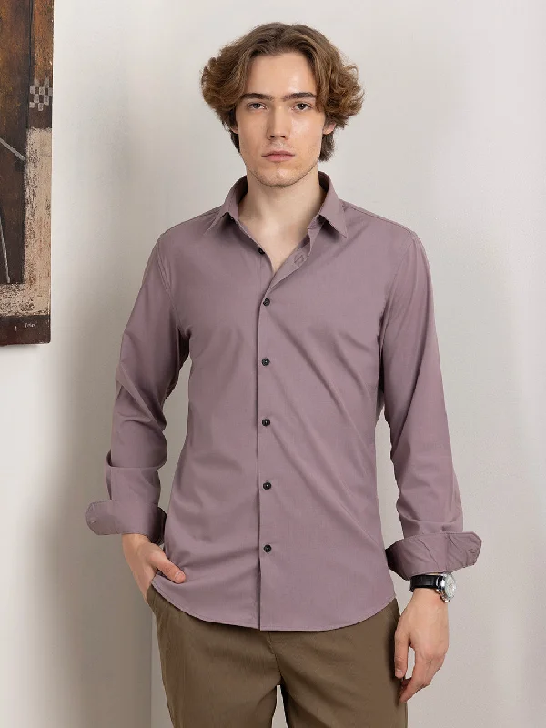 Pink Cotton Stretch  Shirt