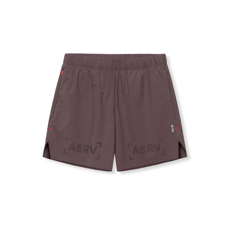 0737. Ripstop 6" Perforated Short - Nightshade