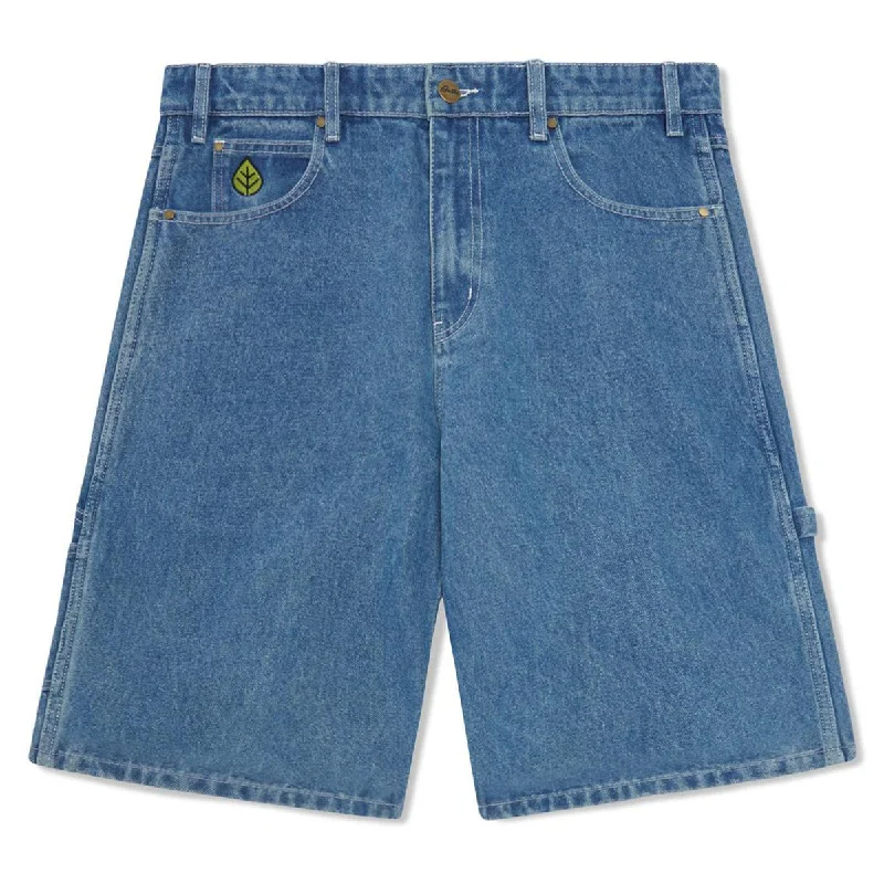 Butter Goods - Weathergear Heavy Weight Denim Shorts Mid Blue