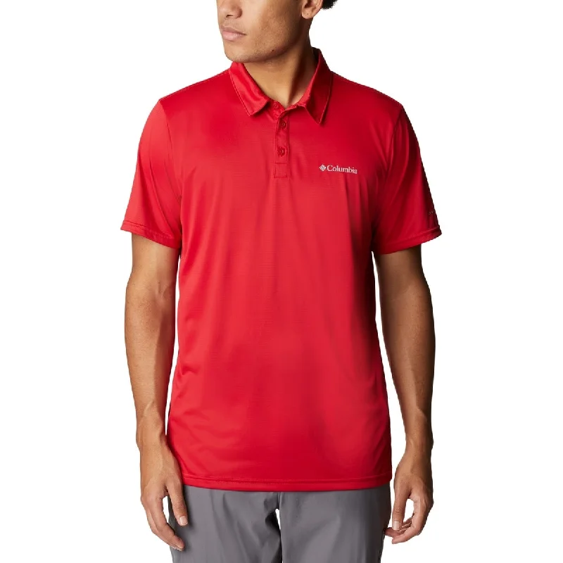 Columbia Men's Hike Polo Shirt Red Size M