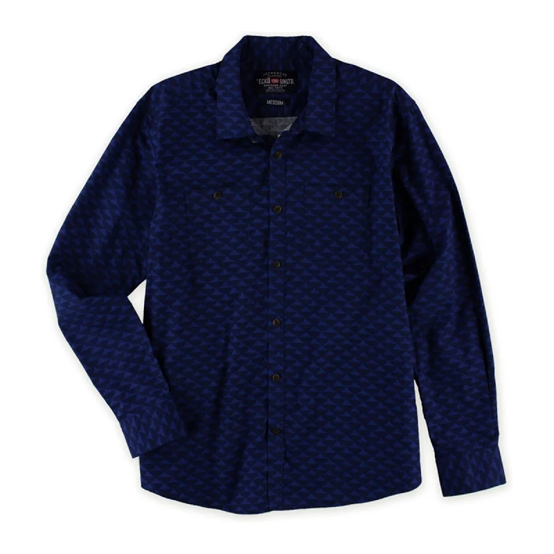 Ecko Unltd. Mens Injection Ls Button Up Shirt