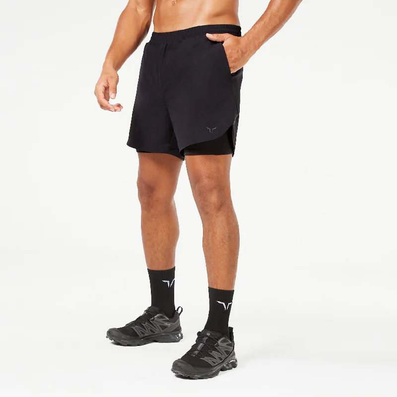 LAB360° TDry™ 2-in-1 Shorts - Black