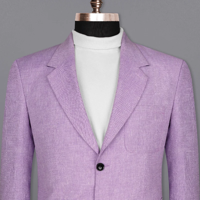 London Hue lilac Luxurious Linen Sports Blazer