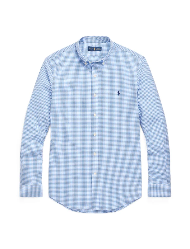 Polo Ralph Lauren Custom Fit Poplin Shirt Blue/Wht