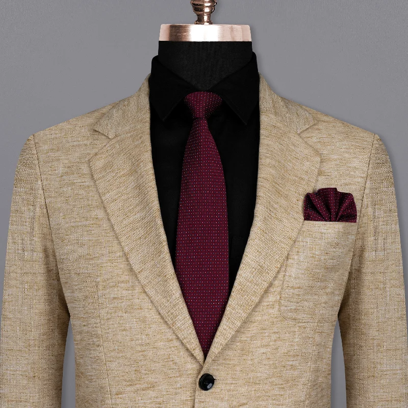 Sandrift Brown Luxurious Linen Sports Blazer