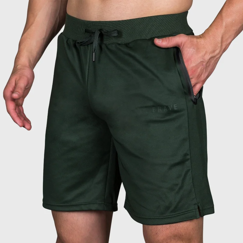 THE BRAVE - MEN'S ADAPT SHORTS - DARK OLIVE