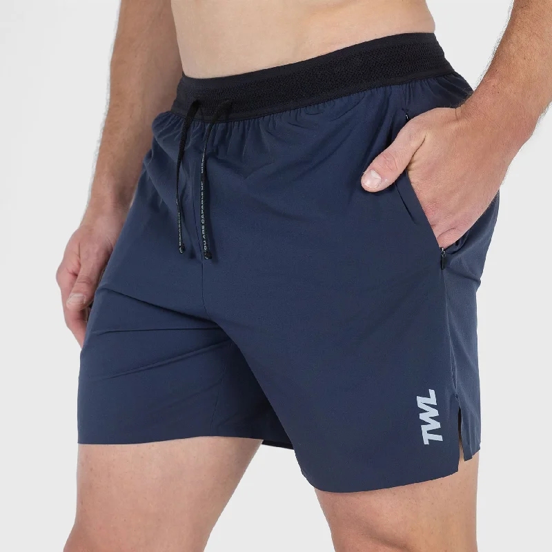 TWL - MEN'S BREEZE SHORTS - MIDNIGHT NAVY/ SILVER REFLECTIVE