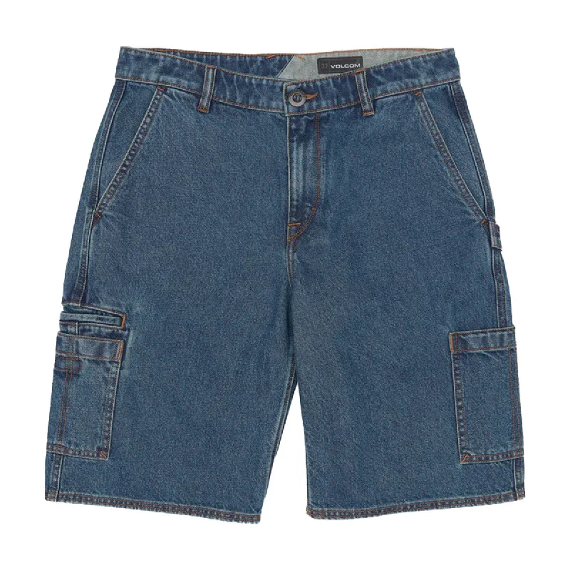 Volcom - 1991 Utility Denim Shorts Indigo Ridge Wash