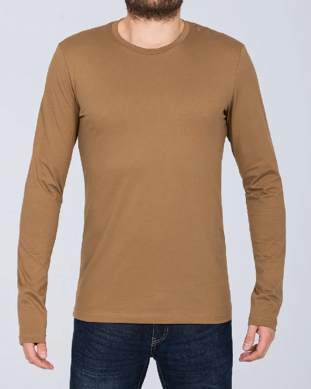 2t Long Sleeve Tall T-Shirt (brown)