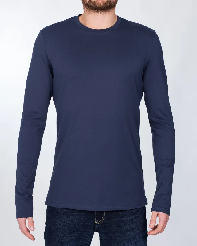 2t Tall Long Sleeve T-Shirt (navy)