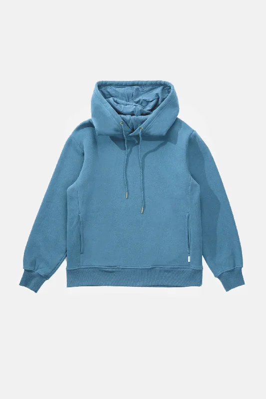 Classic Fleece Hood Mineral Blue