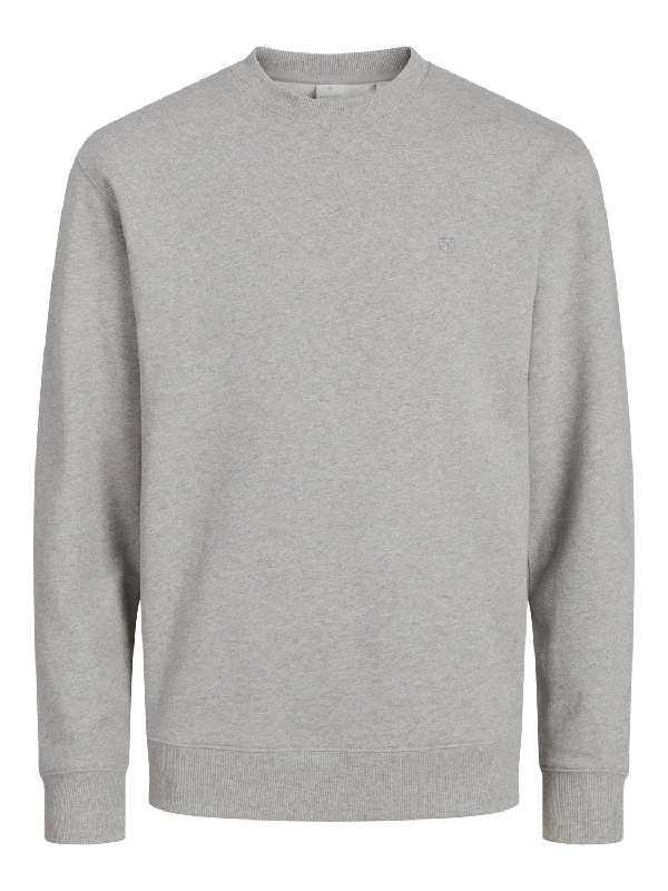 Plain Crew Sweatshirt in Grey