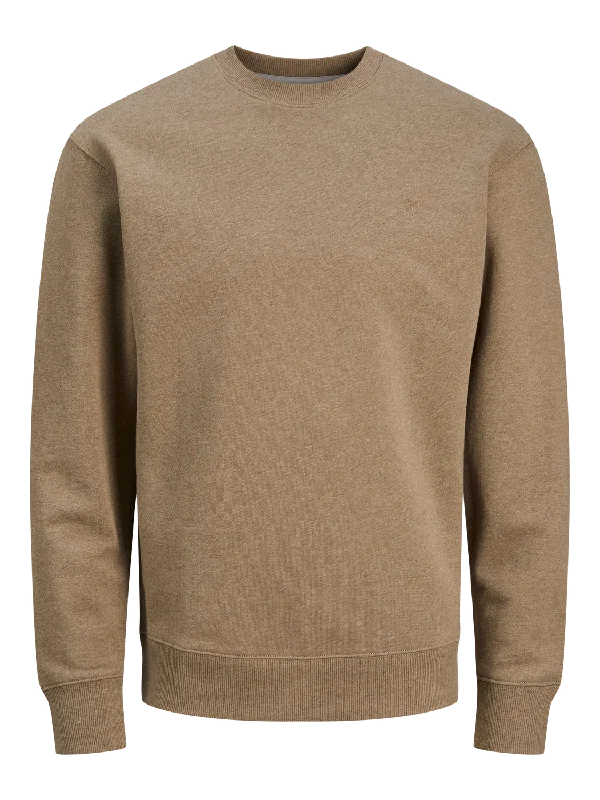 Plain Crew Sweatshirt in Shitake