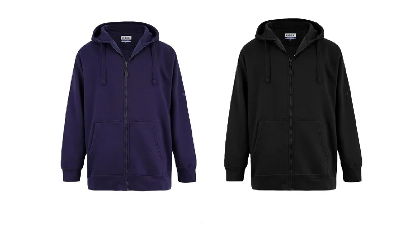 Fabrik Fleece Zip Thru Hoodie For Men (2404) in 2 Colours, 2XL-8XL