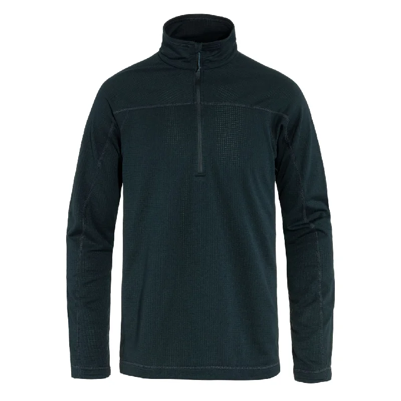 Fjallraven Abisko Lite Fleece Half Zip Dark Navy