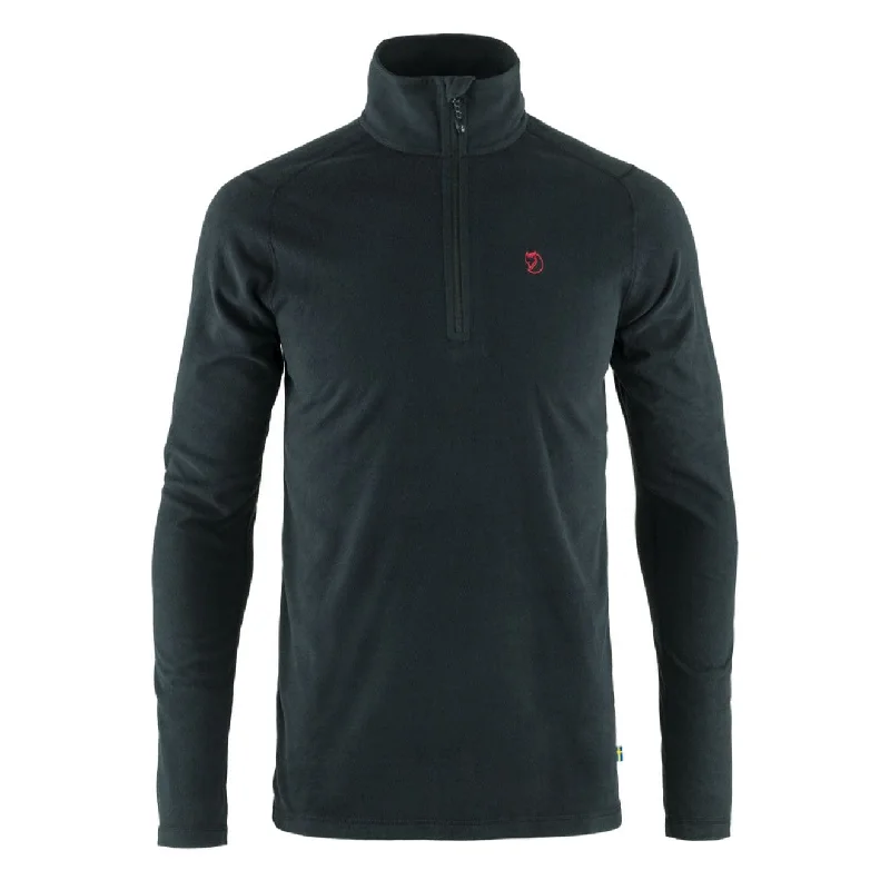 Fjallraven Pine Half Zip Microfleece Black