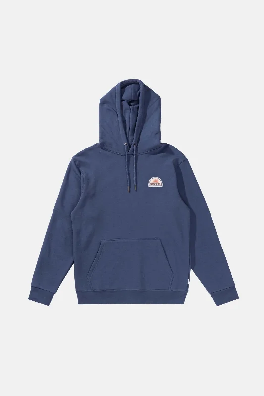 Heavyweight Fleece Hood Indigo