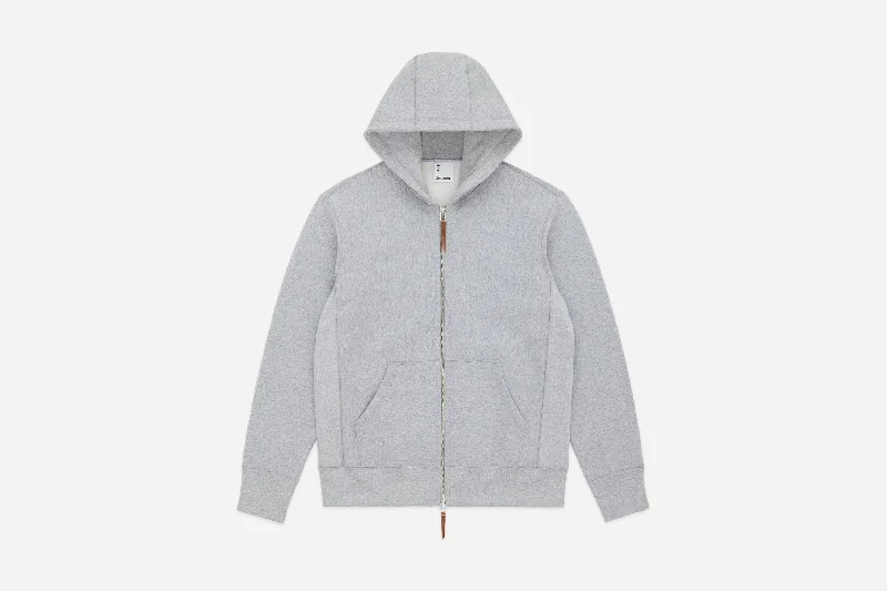 Heavyweight Zip Hoody ~ Grey