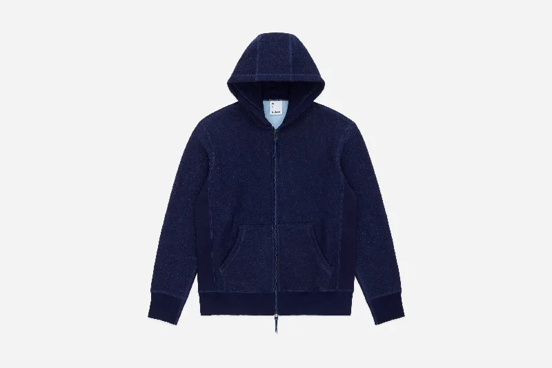 Heavyweight Zip Hoody ~ Indigo