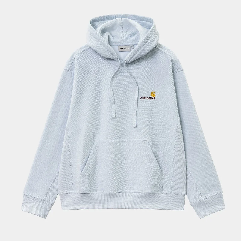 Hooded American Script Sweatshirt in Icarus