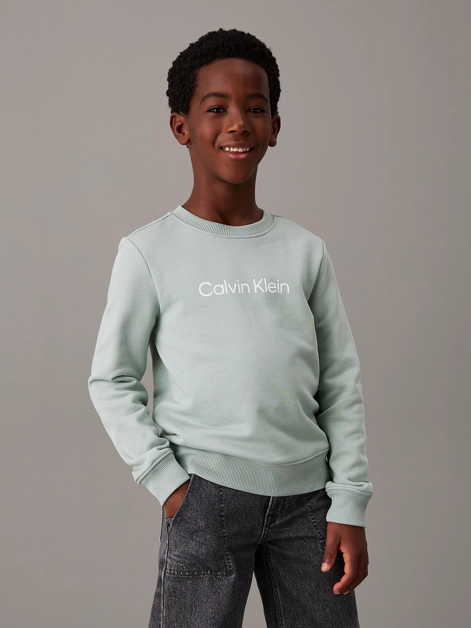 Logo Sweatshirt in Jadeite