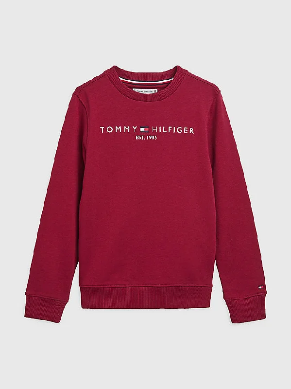 Tommy Hilfiger Essential Terry Sweatshirt Rouge