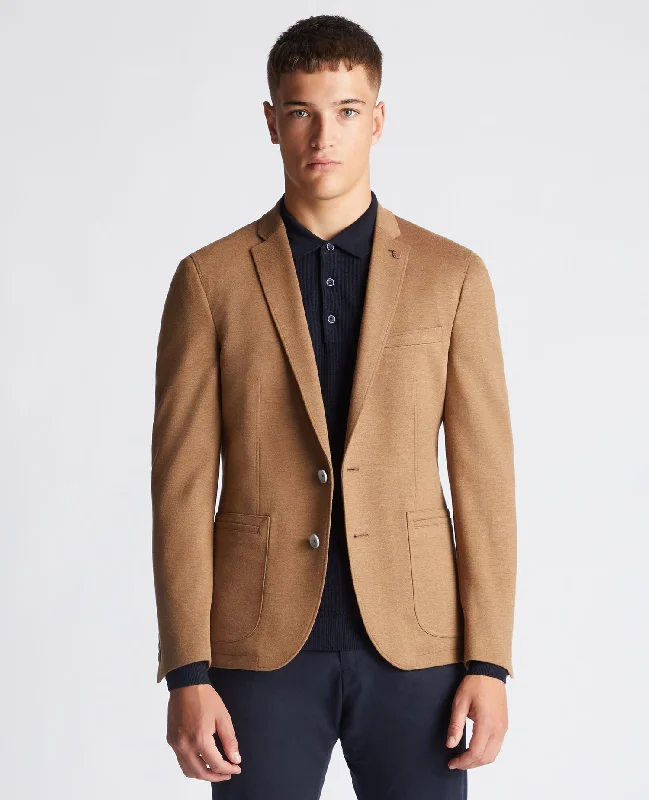 Slim Fit Cotton-Blend Stretch Jacket