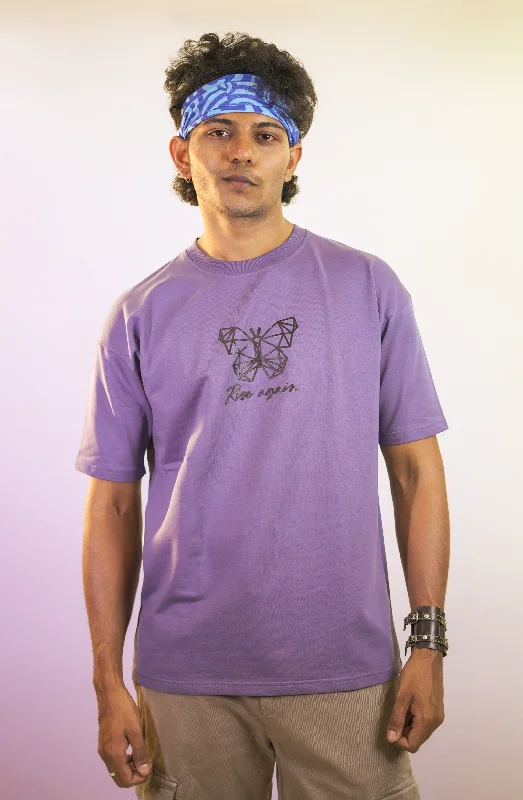 Purple Reign Drop Shoulder Tee