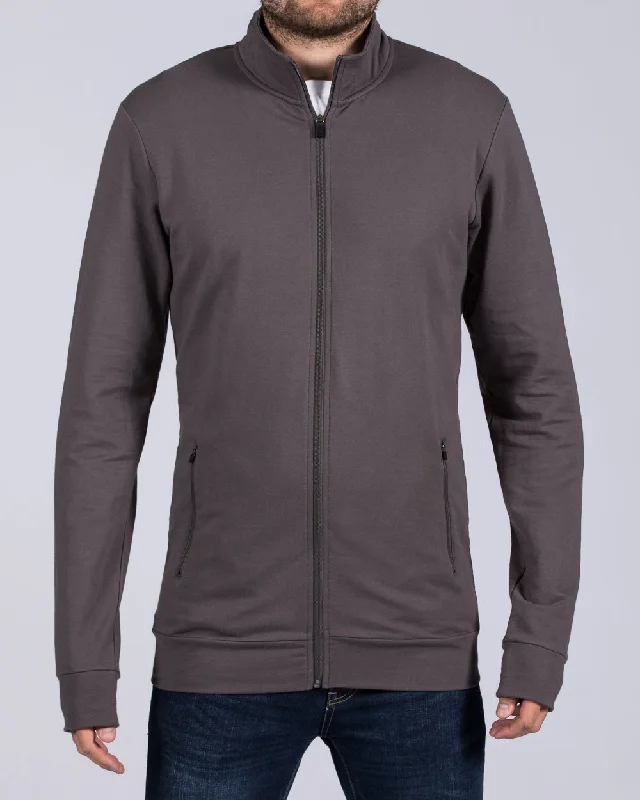 2t Tall Zip Up Top (dark grey)