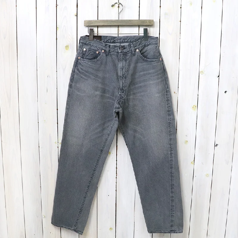 Kaptain Sunshine『5P Zipper Front Denim Pants』(BLACK VINTAGE WASH)