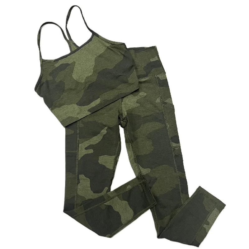 Athletic Pants 2pc By Aerie In Camouflage Print, Size: M