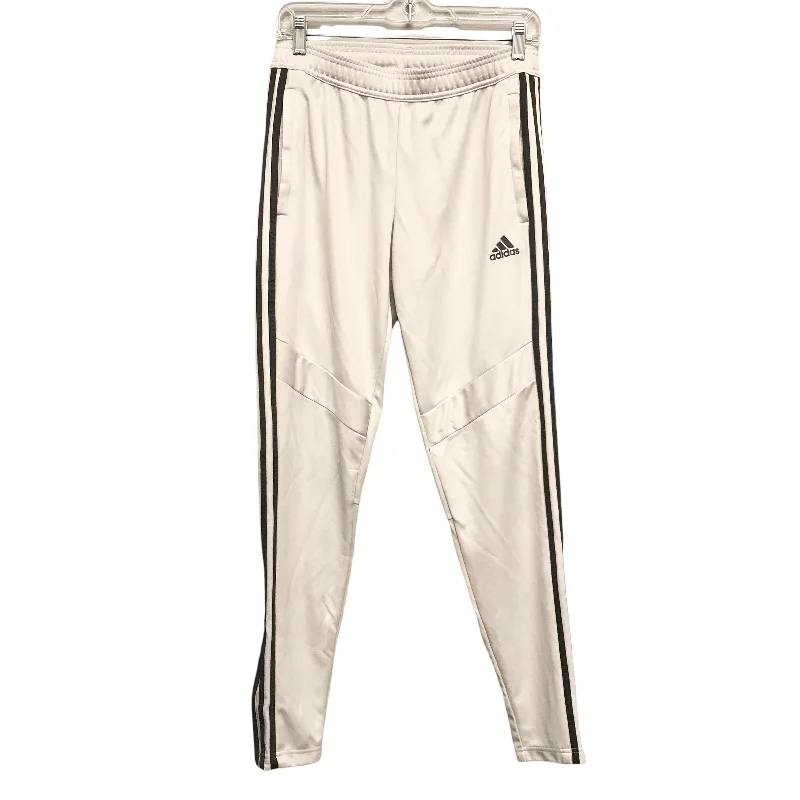 Athletic Pants By Adidas In Cream, Size:S