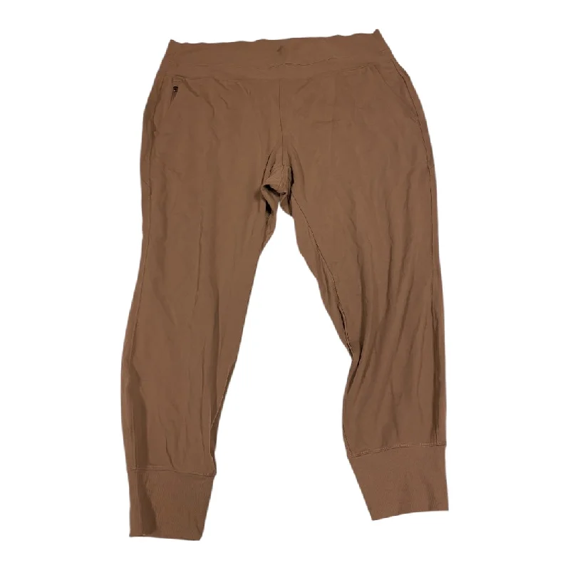 Athletic Pants By Athleta In Tan, Size: 2x